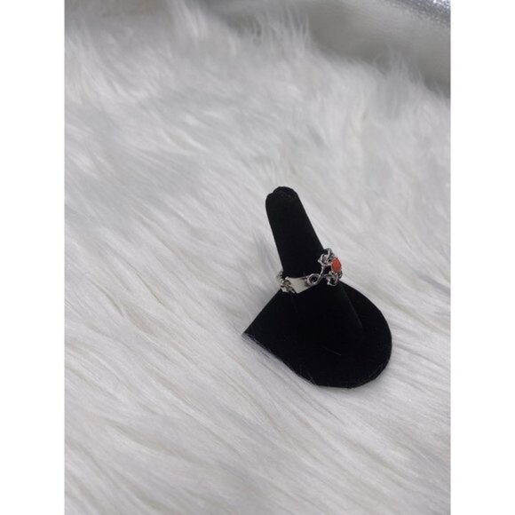 Paparazzi Jewerly - Vibrant Vibes Orange Ring- Item 166 - Picture 5 of 7